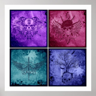 Plakat: O'Kanes, Reiter, Rios u. Makhai Logos Poster