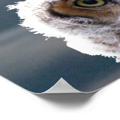 Plakat - Owlet in Mondlicht (Ecke)