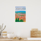 Plakat Perpignan Foto Vintage (Küche)