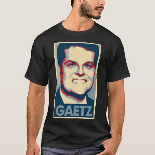 Plakat-politische Parodie Matts Gaetz T-Shirt (Vorderseite)