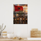 Plakat Rabat Marokko (Küche)
