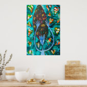 Plakat "Regen Liebe" (Küche)