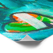 Plakat "Regen Liebe" (Ecke)