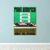 Plakat - Road Amerika 500, Leinwanddruck (Insitu (Holzboden))