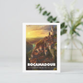 Plakat Rocamadour - Frankreich - Departement Lot - Postkarte (Stehend Vorderseite)