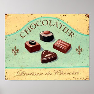 PLAKAT SCHOKOLADENHERSTELLER