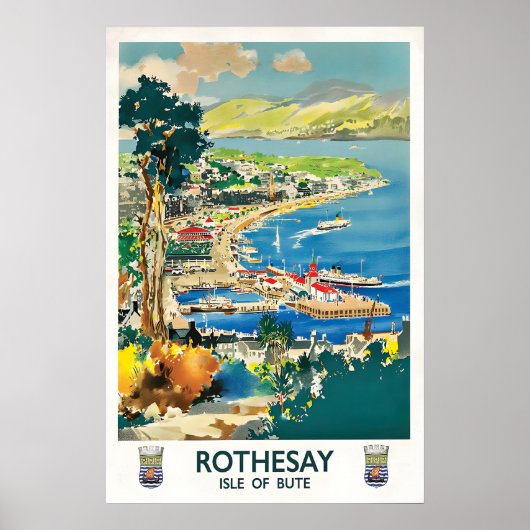 Plakat Schottland Rothesay Isle of Bute (Vorne)