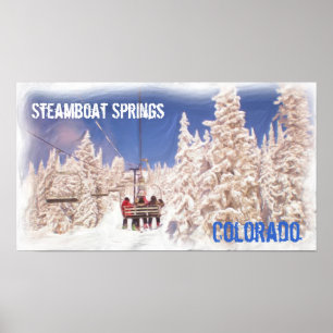 Plakat Steamboat Springs Colorado