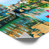 Plakat Straßburg Foto Vintage (Ecke)