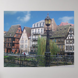 Plakat Straßburgs Frankreich