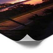 Plakat "Sunset at Old Clearwater Bay" (Ecke)