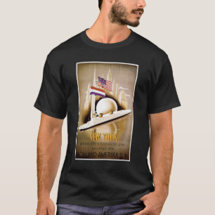 Plakat-T - Shirt Hollands Amerika New York