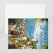 Plakat - Tal der Dordogne - 24 Postkarte (Vorne/Hinten)