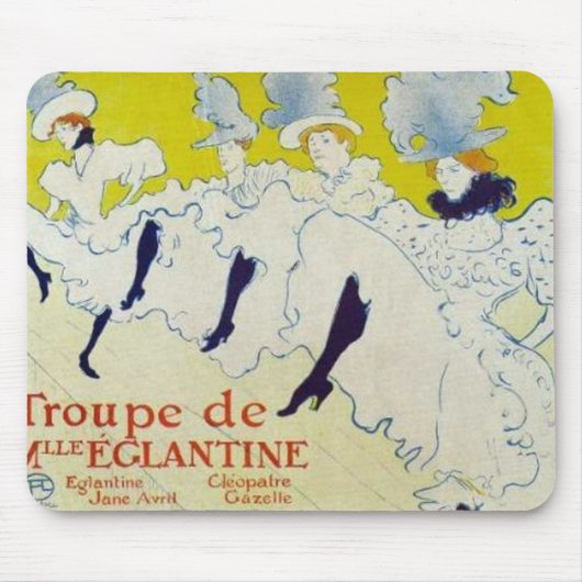 Plakat Toulouse Lautrec Mousepad (Vorne)
