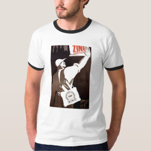 Plakat-Typ-Zink propganda T-Shirt