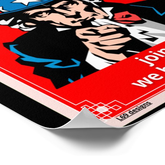 Plakat "UNCLE SAM" (Ecke)
