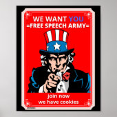 Plakat "UNCLE SAM" (Vorne)