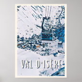 Plakat Val d’Isère Skistation (Vorne)