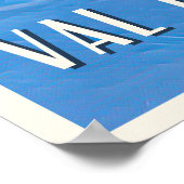 Plakat Val Thorens Skistation (Ecke)