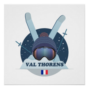 Plakat Val Thorens Skistation Poster