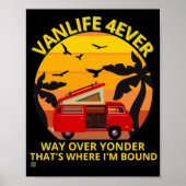 Plakat "VANLIFE..." (Vorne)