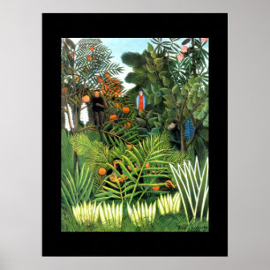 Plakat Vintage Art Der Dschungel