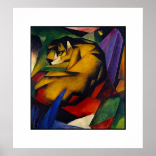 Plakat Vintage Art Der Tiger