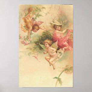 Plakat-Vintage Engel Poster