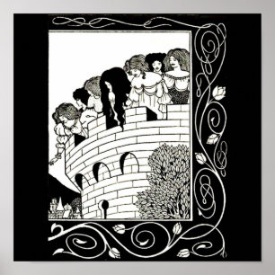 Plakat-Vintage Illustration-Aubrey Beardsley 9 Poster