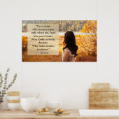 Plakat "Visionen löschen" (Küche)