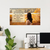 Plakat "Visionen löschen" (Heimbüro)