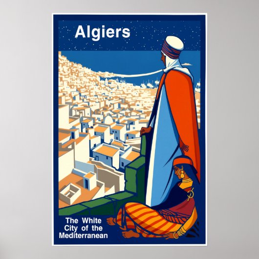 Plakat von Algier (Vorne)