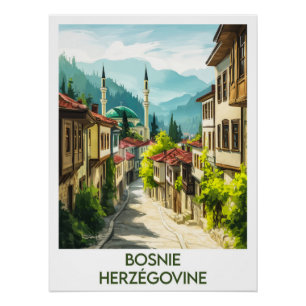 Plakat von Bosnien und Herzegowina Poster