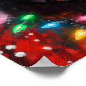 Plakat von Silly Christmas Newfie (Ecke)