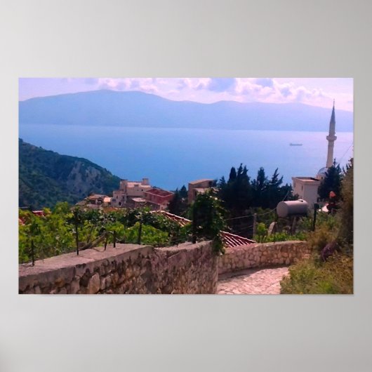 Plakat von Vlore, Albanien (Vorne)