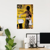Plakat vor dem spanischen Bürgerkrieg Wählt für Am (Heimbüro)