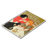 Plakat-Werbung French Company der Schokolade Notizblock (Linke Seite)