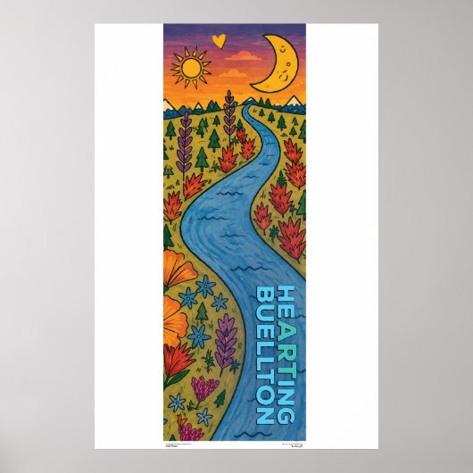 Plakat - Winding River (Vorne)
