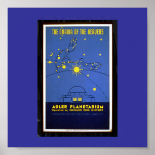 Plakat-WPA Chicago-Drama Himmel-WPAs Poster