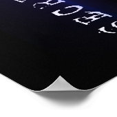 Plakat zum geheimen Raumfahrtprogramm (Ecke)