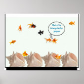 Plakat zum Schutz von Fischen (Vorne)