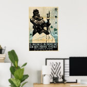 Plakat zum Spanischen Bürgerkrieg Der Winter ist e (Heimbüro)