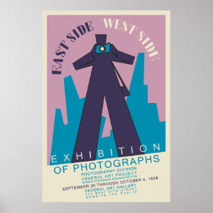 Plakat zur Ausstellung für Fotografie aus dem Jahr
