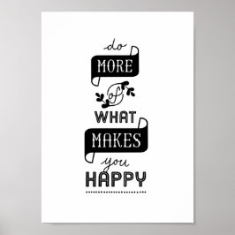 Plakatangebot macht mehr aus dem, was Sie glücklic Poster