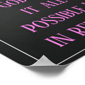 Plakatbanner für das Krebsüberleben Poster (Ecke)