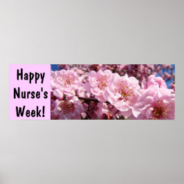 Plakatbanner für die "Happy Nurse's Week". Drucke 