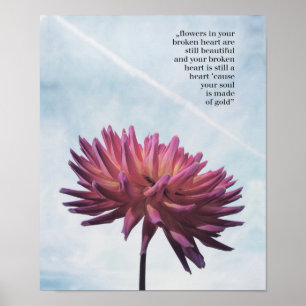 Plakatblume "Herzkacke" Ziggy Wildfang Poster