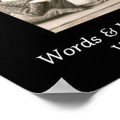 Plakatbuchhandlung in Westjordanland Poster (Ecke)