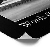 Plakatbuchhandlung in Westjordanland Poster (Ecke)