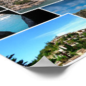 Plakatcollage de Mallorca en Baleares Poster (Ecke)